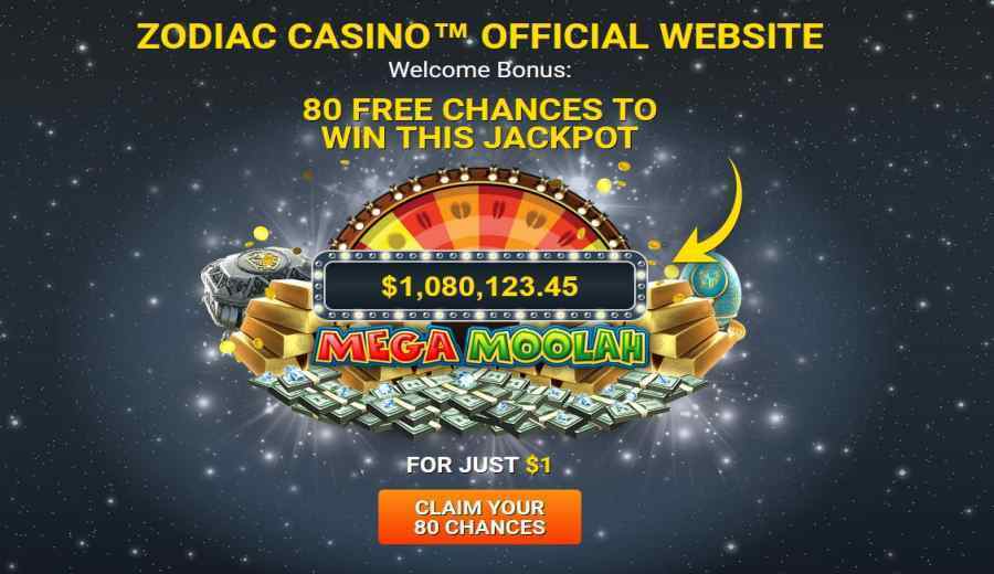 Zodiac Casino 80 peluang untuk memenangkan jackpot