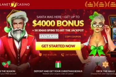 Planet 7 Casino Bonus Code SANTA400