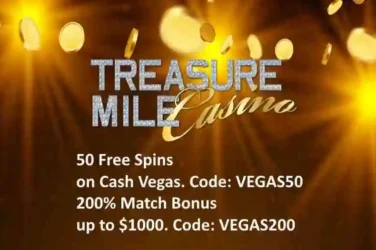 tresuremile cashvegas bonus spins