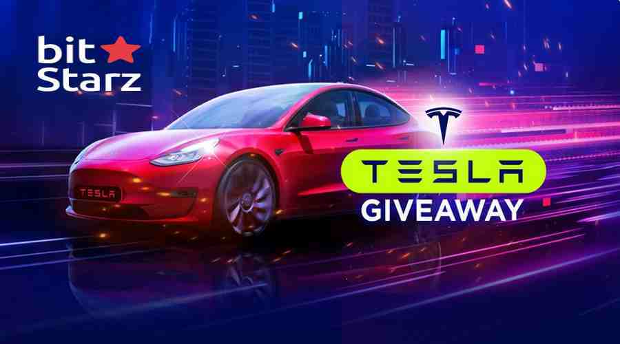 BitStarz Tesla Model 3 giveaway