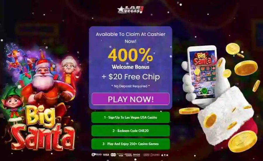Las Vegas USA Casino Big Santa Bonus