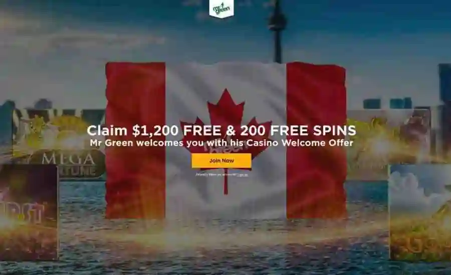 Mr Green Canadian Welcome Bonus