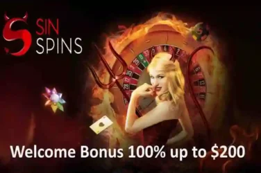 Sin Spins Casino Welcome Bonus