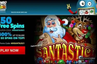 SlotoCash Casino Santastic Bonus Spins