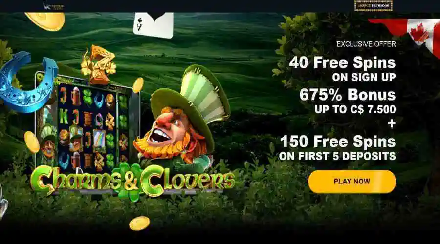 Winward Casino Charms & Clovers Bonus