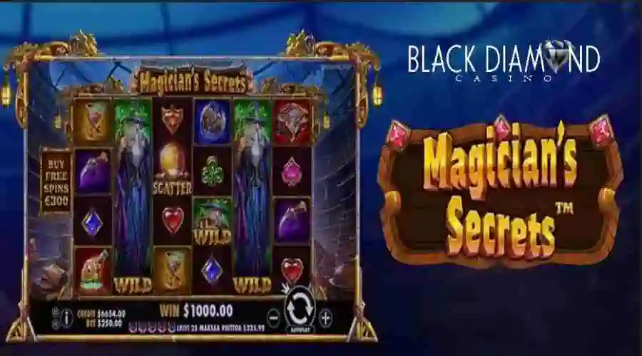 Black Diamond Magician's Secrets Bonus Spins
