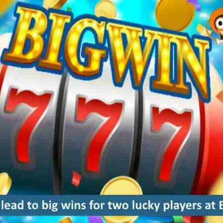 Small bets lead to big wins for two lucky players at EmuCasino