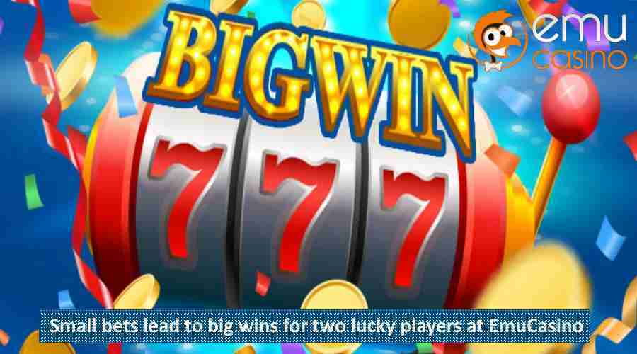 two lucky players win big at EmuCasino