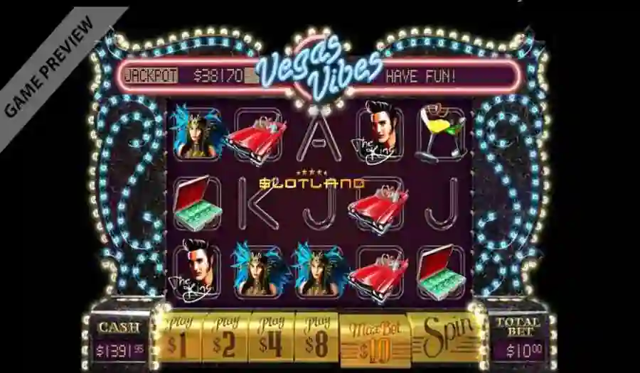 Slotland Casino Vegas Vibes deposit bonus
