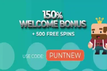 Punt Casino Welcome Bonus code puntnew