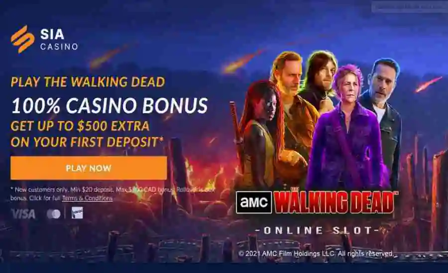 sia walking dead deposit bonus