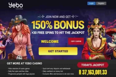 Yebo Casino bonus code welcome