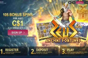 Ruby Fortune Ancient Fortunes Bonus Spins