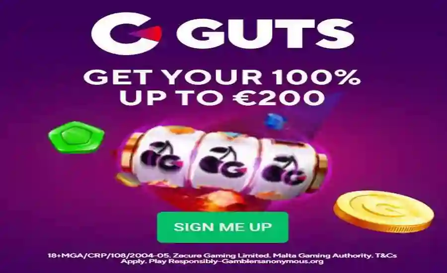 Guts Casino Welcome Bonus Spins