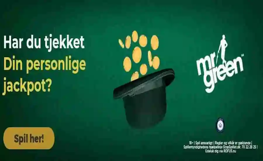 mr green denmark bonus spins