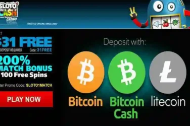 Slotocash Crypto No Deposit Bonus Spins