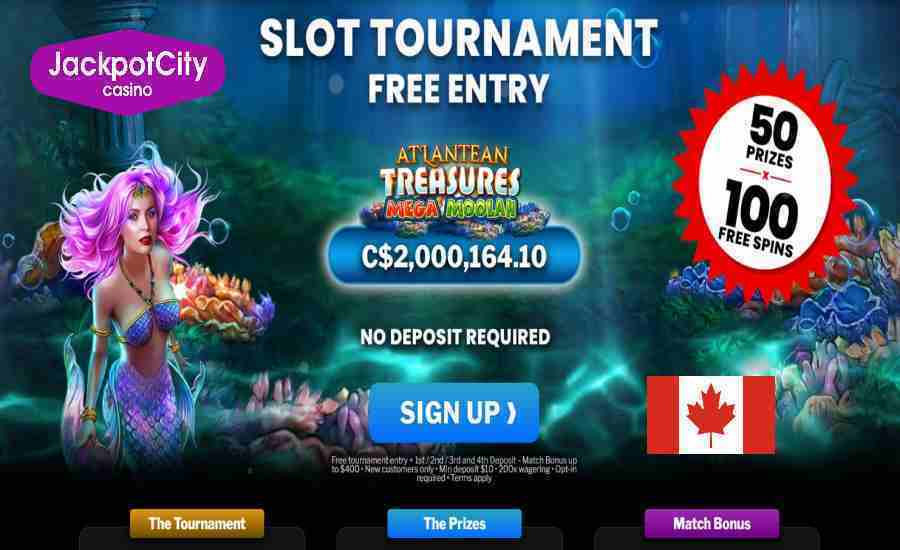 Jackpot City Canada Free Slot Tournament