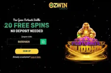 Ozwin Casino Fortunate Buddha free spins