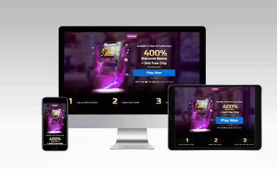 Slots Plus welcome bonus WLM40