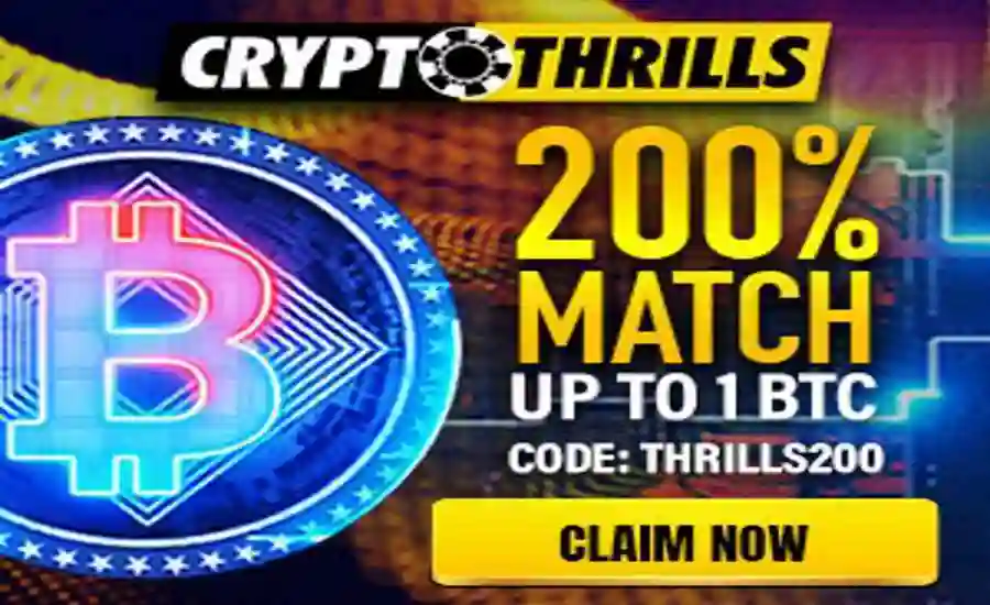 Cryptothrills BTC Welcome Bonus