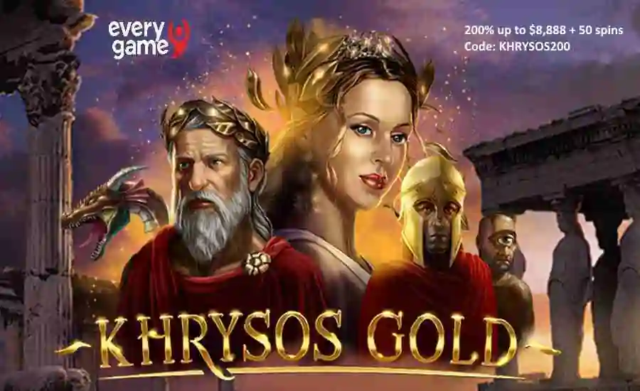 Everygame Khrysos Gold Bonus Spins