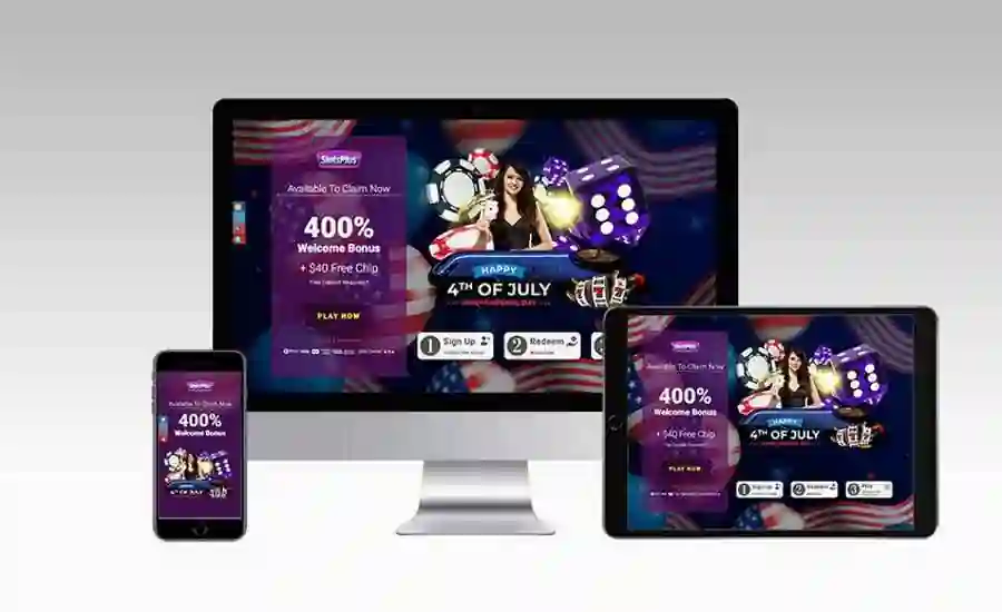 Slots Plus Casino 4th of July Bonus