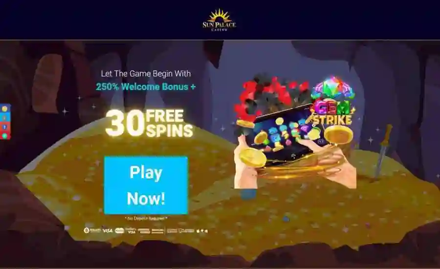 Sun Palace Gem Strike Bonus Spins