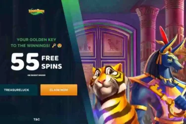 Lucky tiger Desert Raider Free Spins