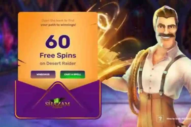 Shazam Desert Raider Free Spins