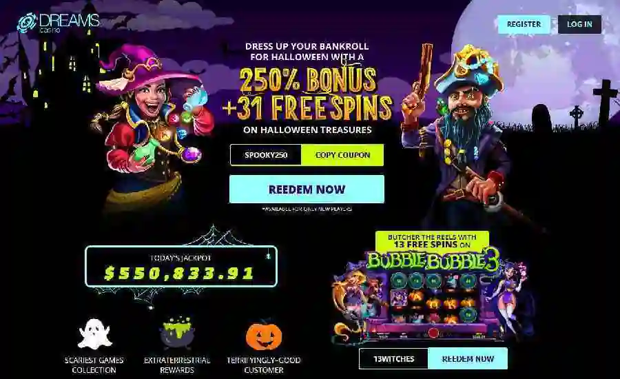 Dreams Halloween Bonuses
