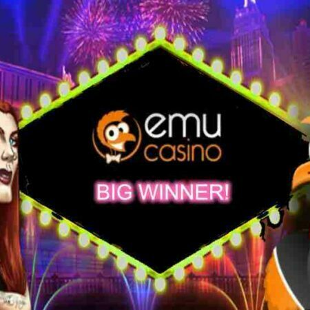 Two Big Megaways Slot Wins at EmuCasino with min bets