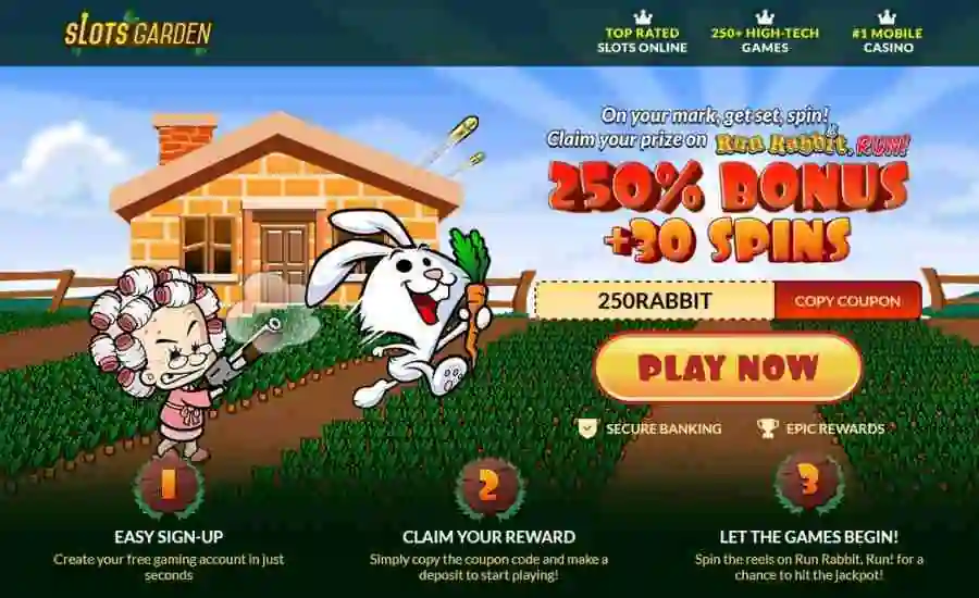 Slots Garden Run Rabbit Run Spins