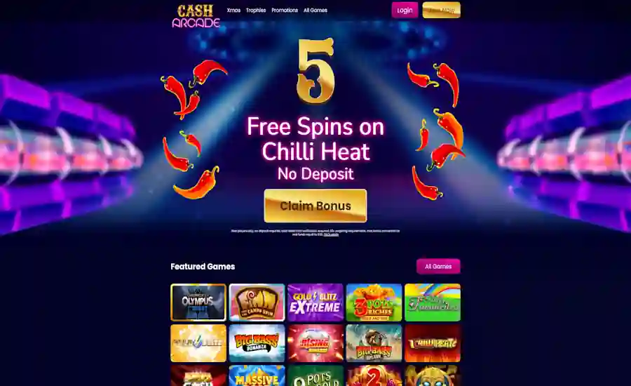 Cash Arcade Casino Screenshot