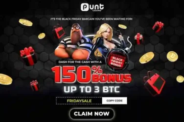 Punt Casino Black Friday BTC Bonus