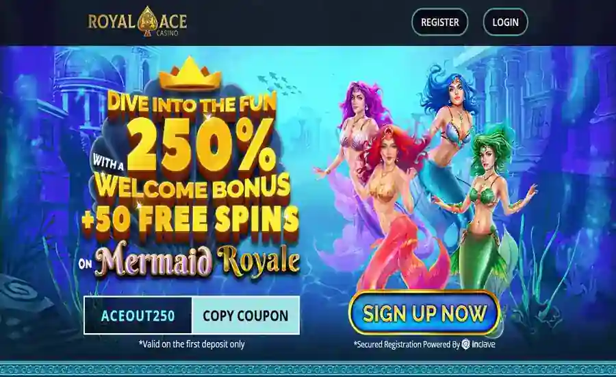 Royal Ace Mermaid Royal Free Spins