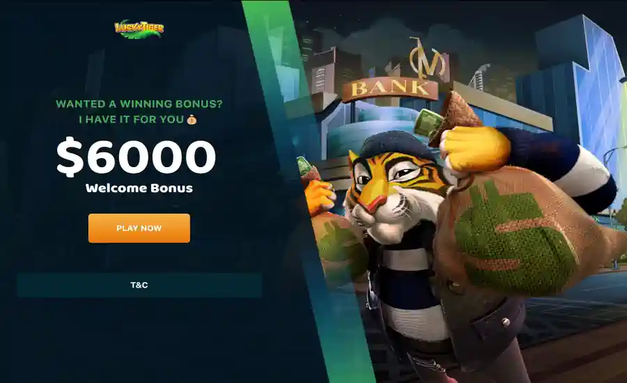 Lucky Tiger Welcome Bonus