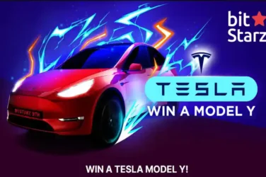 Bitstarz win a tesla Model Y giveaway