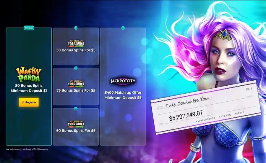 Jackpot city 80 free spins