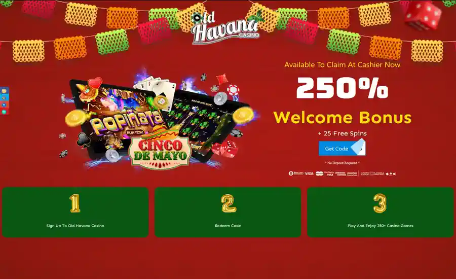 Old Havana Casino Cinco de mayo bonus