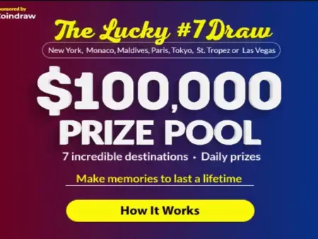 Win $100,000 in prizes, just for spinning Lucky #7 Draw at Planet 7