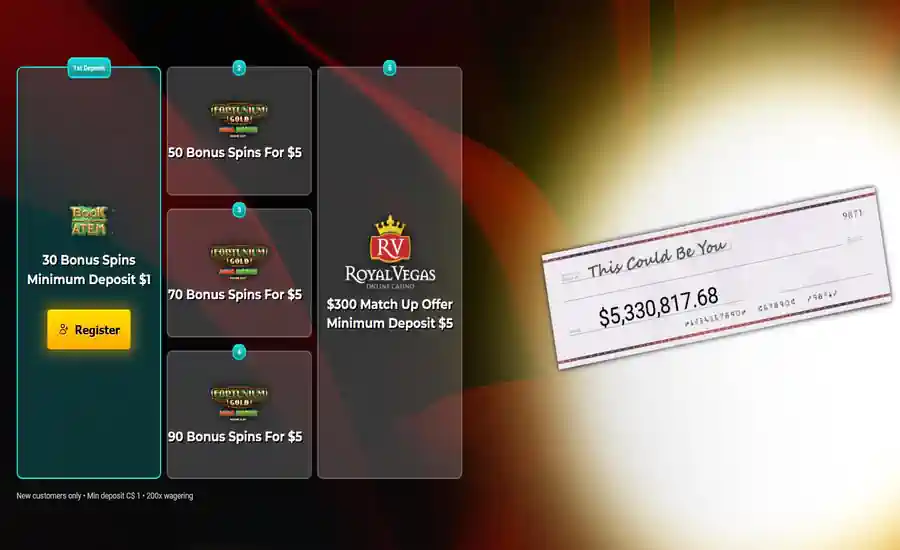 Royal Vegas Book of Atem Screenshot