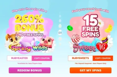 Ruby Slots Casino Easter Bonus