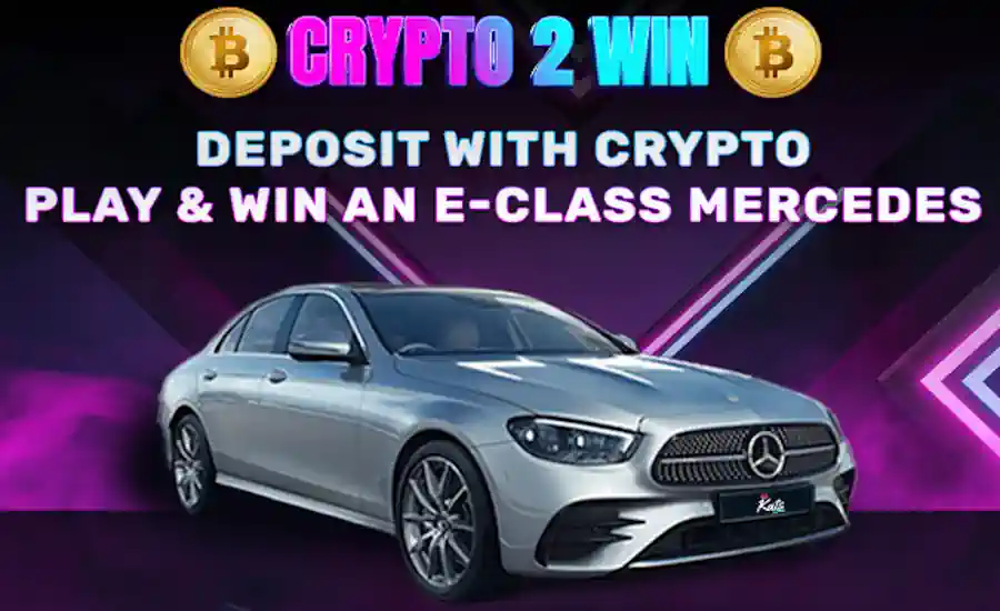 Crypto win E-Class Mercedes Benz