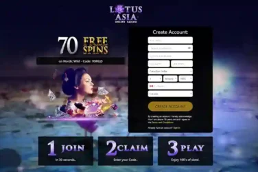 Lotus Asia 70 Free Spins on Nordic Wild