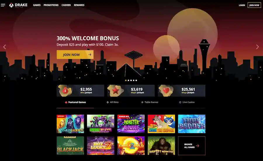 Drake Casino Screenshot