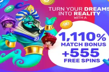 Dreams Casino 555 free spins bonus