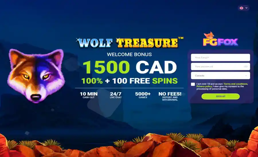 Fgfox Casino Wolf Treasure Bonus