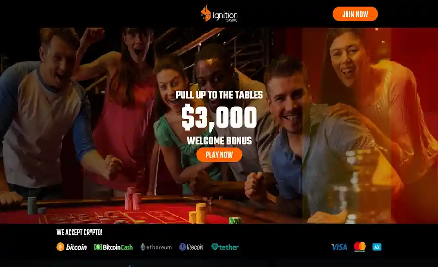 ignition casino Screenshot