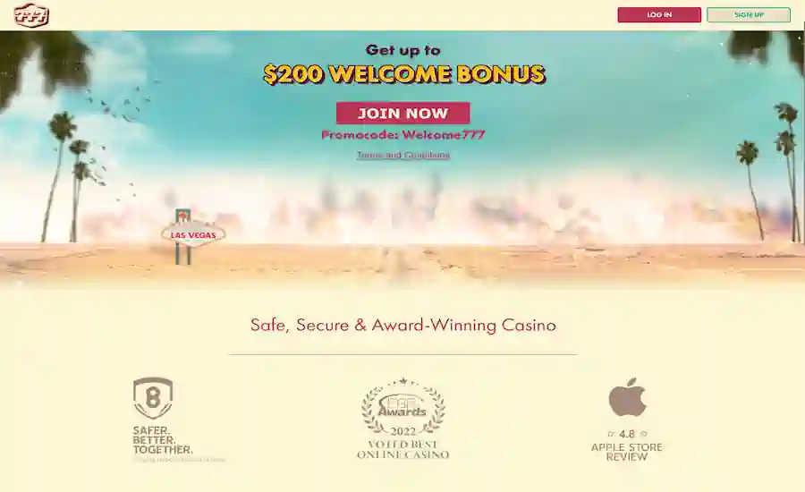 777 Casino Screenshot