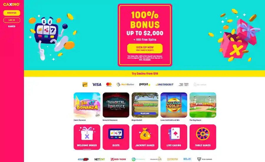 Caxino Casino Screenshot